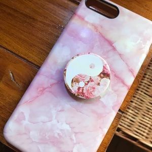 Marble Pink IPhone 7plus Case